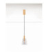 Imatia Slim Pendant Ceiling Light Smokey Brass Gold LED 7W 192lm 3000K-4