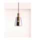 Imatia Slim Pendant Ceiling Light Smokey Brass Gold LED 7W 192lm 3000K-6