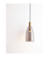 Imatia Tall Slim Pendant Ceiling Light Smokey Brass Gold LED 7W 192lm 3000K-7