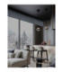 Bios Slim Pendant Ceiling Light Smokey Grey Matt Black Triac Dimmable LED 9W 628lm 3000K-2
