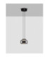Bios Slim Pendant Ceiling Light Smokey Grey Matt Black Triac Dimmable LED 9W 628lm 3000K-4