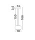 Bios Slim Pendant Ceiling Light Smokey Grey Matt Black Triac Dimmable LED 9W 628lm 3000K-5