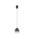 Kita Slim Pendant Ceiling Light Smokey Sandy Black LED 6W 457lm 3000K-1