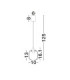 Kita Slim Pendant Ceiling Light Smokey Sandy Black LED 6W 457lm 3000K-6