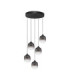 Kita Cluster Pendant Ceiling Light Smokey Sandy Black Triac Dimmable LED 28W 2222lm 3000K-1