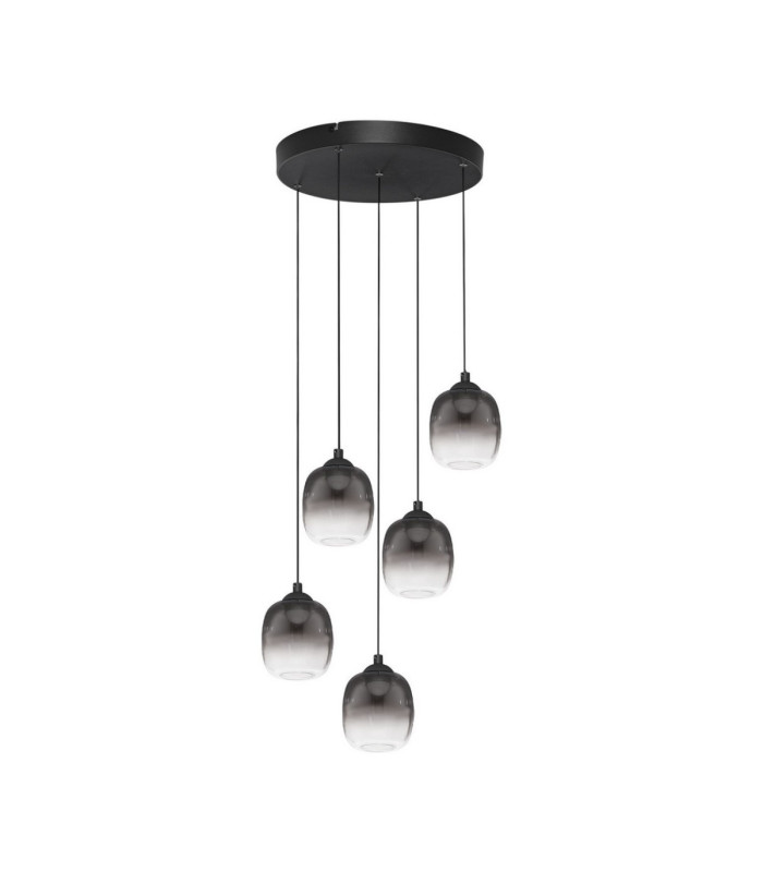 Kita Cluster Pendant Ceiling Light Smokey Sandy Black Triac Dimmable LED 28W 2222lm 3000K-1