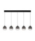 Kita Bar Pendant Ceiling Light Smokey Sandy Black Triac Dimmable LED 28W 2222lm 3000K-1