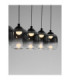 Kita Bar Pendant Ceiling Light Smokey Sandy Black Triac Dimmable LED 28W 2222lm 3000K-5