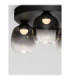 Kita Shade Cluster Ceiling Light Smokey Sandy Black Triac Dimmable LED 16W 1469lm 3000K-5