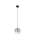 Aelia Slim Pendant Ceiling Light Smokey Matt Black LED 3W 180lm 3000K-1