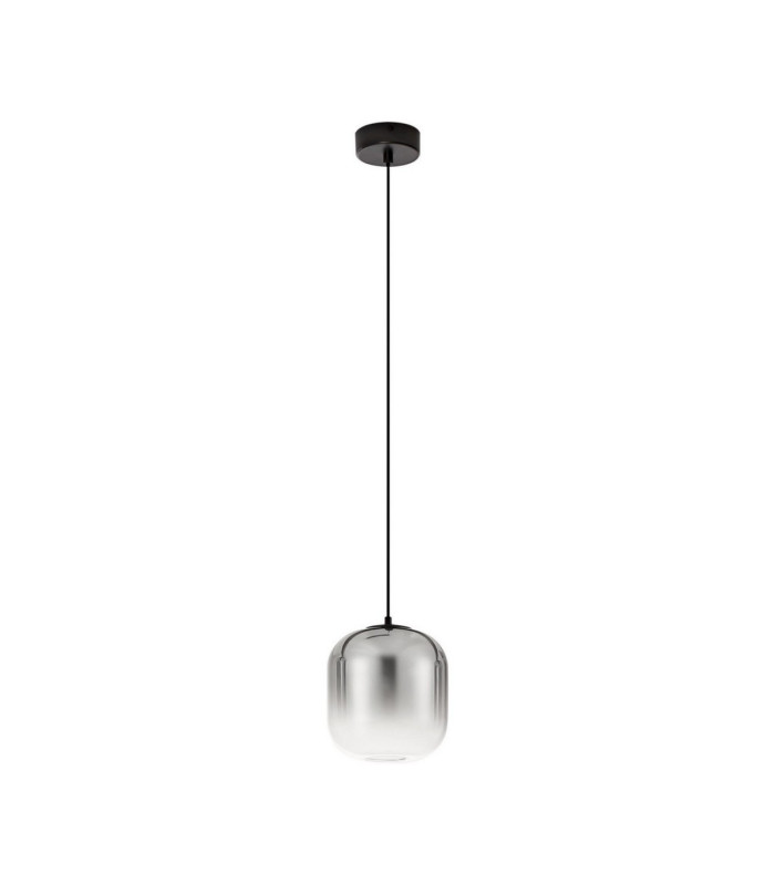 Aelia Slim Pendant Ceiling Light Smokey Matt Black LED 3W 180lm 3000K-1