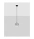 Aelia Slim Pendant Ceiling Light Smokey Matt Black LED 3W 180lm 3000K-3