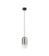 Aelia Tall Slim Pendant Ceiling Light Smokey Matt Black LED 3W 180lm 3000K-1