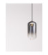 Aelia Tall Slim Pendant Ceiling Light Smokey Matt Black LED 3W 180lm 3000K-5