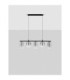 Aelia Bar Pendant Ceiling Light Smokey Matt Black Triac Dimmable LED 19W 1140lm 3000K-3