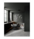 Aelia Cluster Pendant Ceiling Light Smokey Matt Black Triac Dimmable LED 25W 1500lm 3000K-2