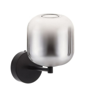 Aelia Globe Wall Lights Smokey Matt Black LED 3W 180lm 3000K-1