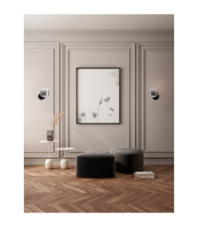 Aelia Globe Wall Lights Smokey Matt Black LED 3W 180lm 3000K-2