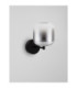 Aelia Globe Wall Lights Smokey Matt Black LED 3W 180lm 3000K-3