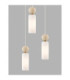 Filomena Cluster Pendant Ceiling Light Opal Glossy Brushed Gold LED G9 3x5W-2