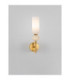 Filomena Candle Wall Lamp Opal Glossy Brushed Gold LED G9 1x5W-4