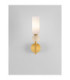 Filomena Candle Wall Lamp Opal Glossy Brushed Gold LED G9 1x5W-7