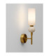 Filomena Candle Wall Lamp Opal Glossy Brushed Gold LED G9 1x5W-8