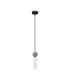 Filomena Slim Pendant Ceiling Light Opal Grey Matt Black LED G9 1x5W-1