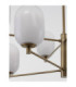 Balor Multi Arm Pendant Ceiling Light White Brass Gold LED G9 8x5W-5