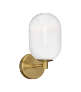 Balor Globe Wall Lights White Brass Gold LED G9 1x5W-1