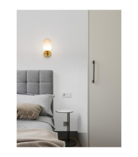Balor Globe Wall Lights White Brass Gold LED G9 1x5W-2