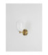 Balor Globe Wall Lights White Brass Gold LED G9 1x5W-3