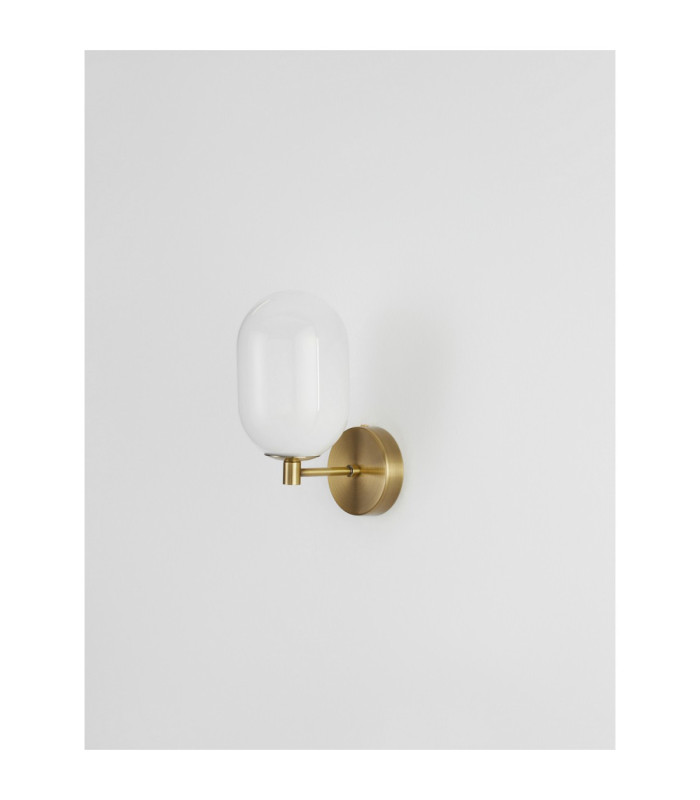 Balor Globe Wall Lights White Brass Gold LED G9 1x5W-3