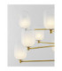 Balor Multi Arm Pendant Ceiling Light White Brass Gold LED G9 12x5W-6