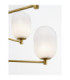 Balor Multi Arm Pendant Ceiling Light White Brass Gold LED G9 12x5W-7