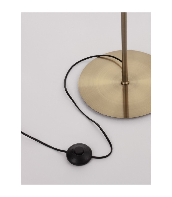 Balor Multi Arm Floor Lamp White Brass Gold LED G9 4x5W-7