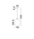 Chrysi 18cm Globe Pendant Ceiling Light White Brass Gold E14 1x5W-6