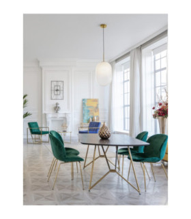 Chrysi 24cm Globe Pendant Ceiling Light White Brass Gold E14 1x5W-2