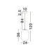 Chrysi 24cm Globe Pendant Ceiling Light White Brass Gold E14 1x5W-7