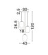 Chrysi Cluster Pendant Ceiling Light White Brass Gold E14 3x5W-7