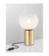 Vita Globe Table Lamp White Brass Gold E27 1x12W-5