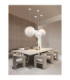 Bolita Globe Pendant Ceiling Light White Sandy White Triac Dimmable LED 7W 420lm 3000K-2