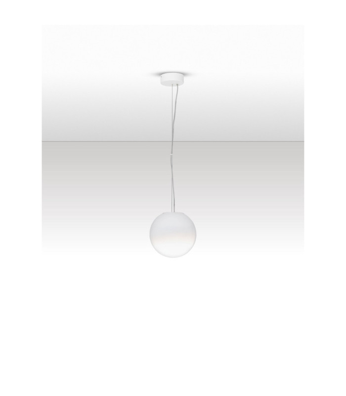 Bolita Globe Pendant Ceiling Light White Sandy White Triac Dimmable LED 7W 420lm 3000K-3