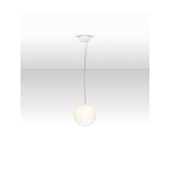 Bolita Globe Pendant Ceiling Light White Sandy White Triac Dimmable LED 7W 420lm 3000K-4