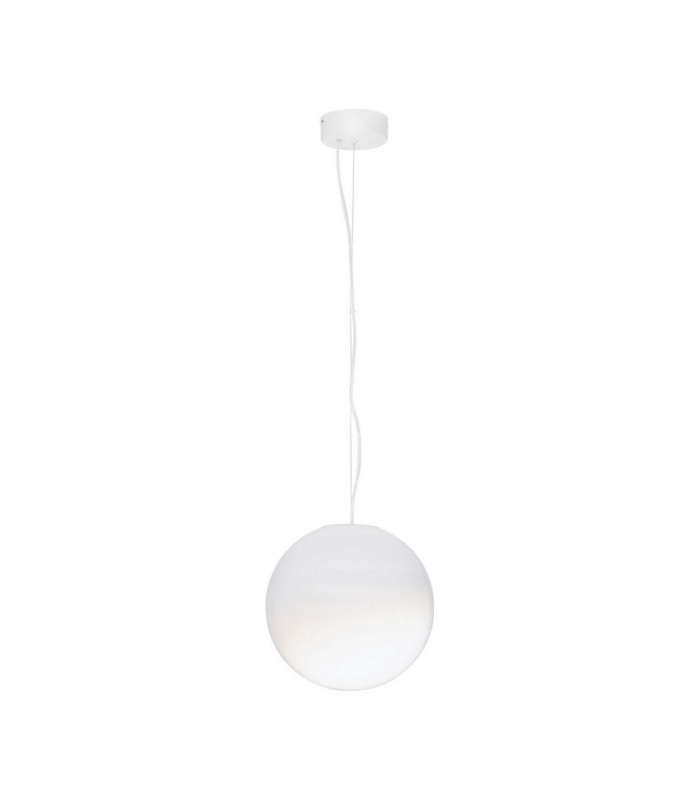 Bolita Globe Pendant Ceiling Light White Sandy White Triac Dimmable LED 9W 540lm 3000K-1