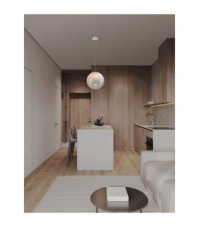 Bolita Globe Pendant Ceiling Light White Sandy White Triac Dimmable LED 9W 540lm 3000K-2