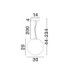 Bolita Globe Pendant Ceiling Light White Sandy White Triac Dimmable LED 9W 540lm 3000K-6