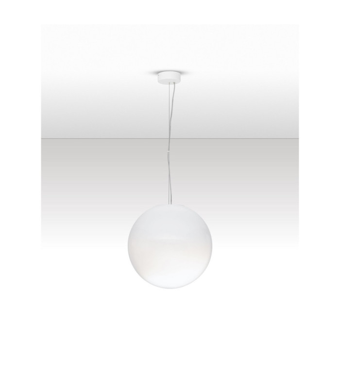 Bolita Globe Pendant Ceiling Light White Sandy White Triac Dimmable LED 11W 660lm 3000K-3