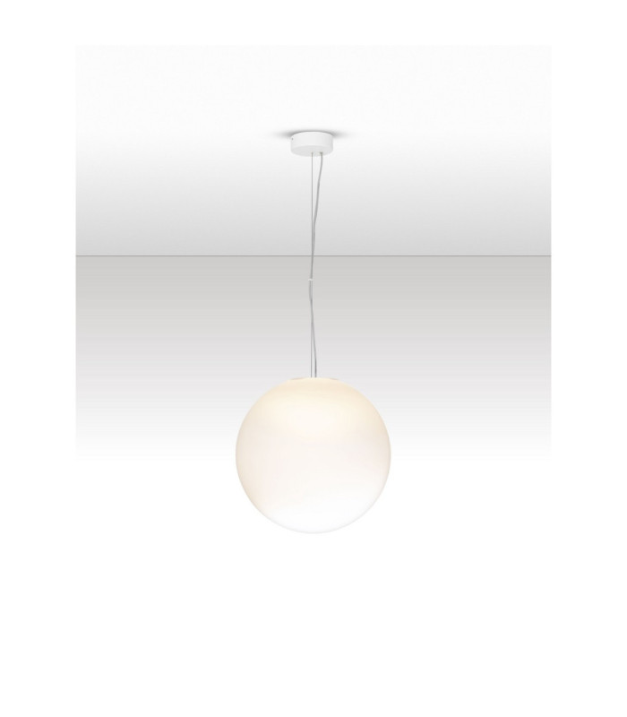Bolita Globe Pendant Ceiling Light White Sandy White Triac Dimmable LED 11W 660lm 3000K-4