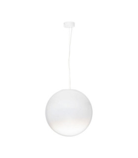 Bolita Globe Pendant Ceiling Light White Sandy White Triac Dimmable LED 15W 900lm 3000K-1